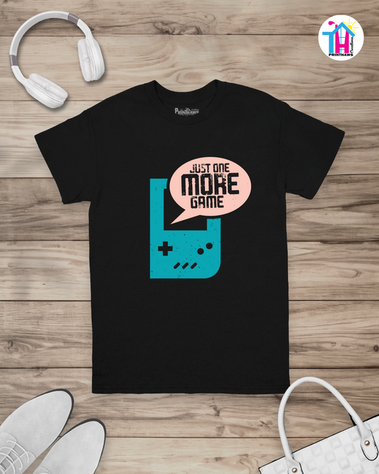 Just One More - Jeri Kid Gamer T-Shirt By Printhaws Creations