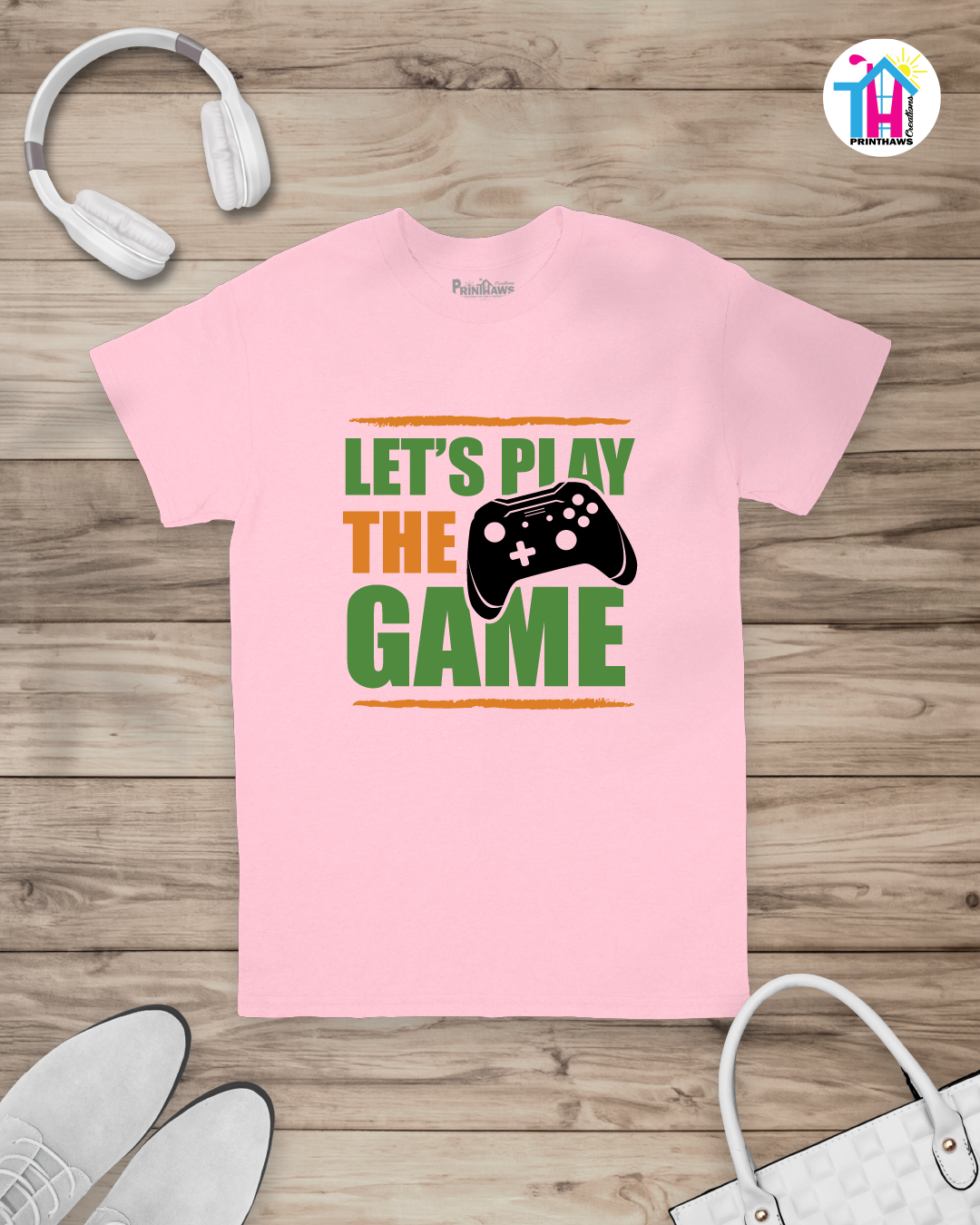 Let's Play The Game - Jeri Kid Gamer T-Shirt By Printhaws Creations