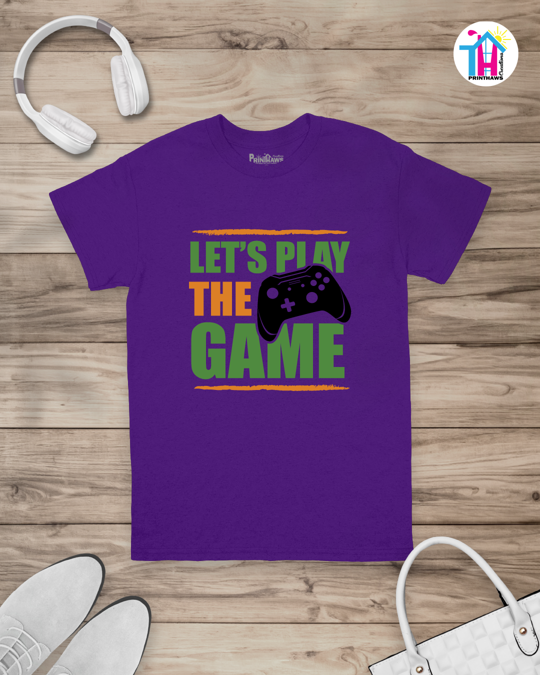Let's Play The Game - Jeri Kid Gamer T-Shirt By Printhaws Creations
