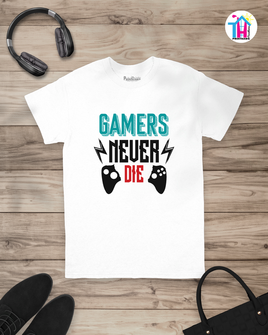 Gamers Never - Jeri Kid Gamer T-Shirt By Printhaws Creations