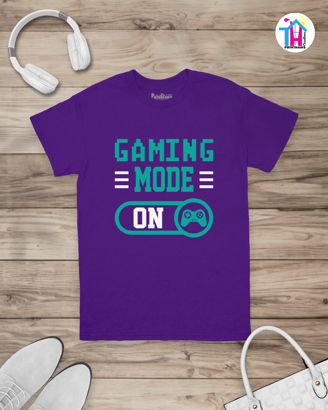 Gaming Mode On - Jeri Kid Gamer T-Shirt By Printhaws Creations