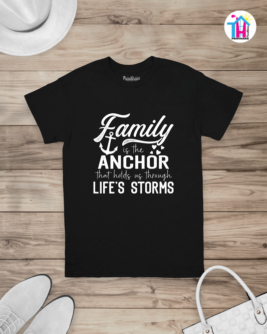 The Anchor - Family T-Shirt By Printhaws Creations