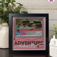 Adventure Awaits - Crafted Memoirs Photo Frame By Printhaws Creations, Matte Black Frame In Garnet Red, Morning Harmony Theme (Light, Timeless), 8x8 Frame Holds (4R) Photo - For Summer Days
