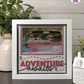 Adventure Awaits - Crafted Memoirs Photo Frame By Printhaws Creations, Matte White Frame In Garnet Red, Morning Harmony Theme (Light, Timeless), 8x8 Frame Holds (4R) Photo - For Summer Days