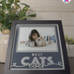 Best Cats Ever - Crafted Memoirs Photo Frame By Printhaws Creations, Reclined View Of Matte Black Frame In Moonstone Gray, Midnight Joy Theme (Dark, Radiant), 8x8 Frame Holds (4R) Photo -  For Your Pets