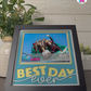 Best Day Ever - Crafted Memoirs Photo Frame By Printhaws Creations, Matte Black Frame In Sapphire Blue, Twilight Serenade Theme (Colorplay, Dynamic), 8x8 Frame Holds (4R) Photo - For Summer Days