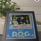 Best Dog Ever - Crafted Memoirs Photo Frame By Printhaws Creations, Reclined View Of Matte Black Frame In Sapphire Blue, Midnight Joy Theme (Dark, Radiant), 8x8 Frame Holds (4R) Photo -  For Your Pets