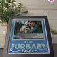 Best Furbaby Ever - Crafted Memoirs Photo Frame By Printhaws Creations, Reclined View Of Matte Black Frame In Sapphire Blue, Midnight Joy Theme (Dark, Radiant), 8x8 Frame Holds (4R) Photo -  For Your Pets