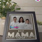 Best Mama Ever - Crafted Memoirs Photo Frame By Printhaws Creations, Matte Black Frame, In A Refined Range Of Colors, 8x8 Frame Holds (4R) Photo - For Mom