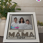 Best Mama Ever - Crafted Memoirs Photo Frame By Printhaws Creations, Matte White Frame, In A Refined Range Of Colors, 8x8 Frame Holds (4R) Photo - For Mom