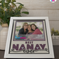 Best Nanay Ever - Crafted Memoirs Photo Frame By Printhaws Creations, Matte White Frame, In A Refined Range Of Colors, 8x8 Frame Holds (4R) Photo - For Mom