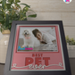 Best Pet Ever - Crafted Memoirs Photo Frame By Printhaws Creations, Reclined View Of Matte Black Frame In Garnet Red, Sunbeam Bliss Theme (Light, Radiant), 8x8 Frame Holds (4R) Photo -  For Your Pets