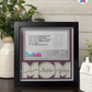 I Love You Mom - Crafted Memoirs Photo Frame By Printhaws Creations, Matte Black Frame, In A Refined Range Of Colors, 8x8 Frame Holds (4R) Photo - For Mom