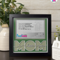 I Love You Mom - Crafted Memoirs Photo Frame By Printhaws Creations, Matte Black Frame, In A Refined Range Of Colors, 8x8 Frame Holds (4R) Photo - For Mom