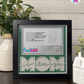 I Love You Mom - Crafted Memoirs Photo Frame By Printhaws Creations, Matte Black Frame, In A Refined Range Of Colors, 8x8 Frame Holds (4R) Photo - For Mom