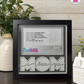 I Love You Mom - Crafted Memoirs Photo Frame By Printhaws Creations, Matte Black Frame, In A Refined Range Of Colors, 8x8 Frame Holds (4R) Photo - For Mom