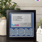 I Love You Mom - Crafted Memoirs Photo Frame By Printhaws Creations, Matte Black Frame, In A Refined Range Of Colors, 8x8 Frame Holds (4R) Photo - For Mom