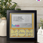 I Love You Mom - Crafted Memoirs Photo Frame By Printhaws Creations, Matte Black Frame, In A Refined Range Of Colors, 8x8 Frame Holds (4R) Photo - For Mom
