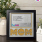 I Love You Mom - Crafted Memoirs Photo Frame By Printhaws Creations, Matte Black Frame, In A Refined Range Of Colors, 8x8 Frame Holds (4R) Photo - For Mom