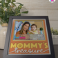 Mommy's Treasure - Crafted Memoirs Photo Frame By Printhaws Creations, Matte Black Frame, In A Refined Range Of Colors, 8x8 Frame Holds (4R) Photo - For Mom