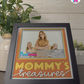 Mommy's Treasures - Crafted Memoirs Photo Frame By Printhaws Creations, Matte Black Frame, In A Refined Range Of Colors, 8x8 Frame Holds (4R) Photo - For Mom