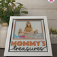 Mommy's Treasures - Crafted Memoirs Photo Frame By Printhaws Creations, Matte White Frame, In A Refined Range Of Colors, 8x8 Frame Holds (4R) Photo - For Mom