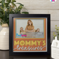 Mommy's Treasures - Crafted Memoirs Photo Frame By Printhaws Creations, Matte Black Frame, In A Refined Range Of Colors, 8x8 Frame Holds (4R) Photo - For Mom