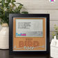 Best Bird Ever - Crafted Memoirs Photo Frame By Printhaws Creations, Matte Black Frame In Citrine Orange, Sunbeam Bliss Theme (Light, Radiant), 8x8 Frame Holds (4R) Photo -  For Your Pets