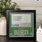 Best Bird Ever - Crafted Memoirs Photo Frame By Printhaws Creations, Matte Black Frame In Emerald Green, Midnight Joy Theme (Dark, Radiant), 8x8 Frame Holds (4R) Photo -  For Your Pets