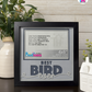 Best Bird Ever - Crafted Memoirs Photo Frame By Printhaws Creations, Matte Black Frame In Moonstone Gray, Sunbeam Bliss Theme (Light, Radiant), 8x8 Frame Holds (4R) Photo -  For Your Pets
