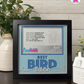 Best Bird Ever - Crafted Memoirs Photo Frame By Printhaws Creations, Matte Black Frame In Sapphire Blue, Sunbeam Bliss Theme (Light, Radiant), 8x8 Frame Holds (4R) Photo -  For Your Pets