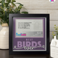 Best Birds Ever - Crafted Memoirs Photo Frame By Printhaws Creations, Matte Black Frame, In A Refined Range Of Colors, 8x8 Frame Holds (4R) Photo - For Your Pets
