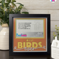 Best Birds Ever - Crafted Memoirs Photo Frame By Printhaws Creations, Matte Black Frame, In A Refined Range Of Colors, 8x8 Frame Holds (4R) Photo - For Your Pets