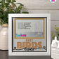 Best Birds Ever - Crafted Memoirs Photo Frame By Printhaws Creations, Matte White Frame In Citrine Orange, Sunbeam Bliss Theme (Light, Radiant), 8x8 Frame Holds (4R) Photo -  For Your Pets