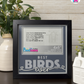 Best Birds Ever - Crafted Memoirs Photo Frame By Printhaws Creations, Matte Black Frame, In A Refined Range Of Colors, 8x8 Frame Holds (4R) Photo - For Your Pets