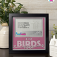 Best Birds Ever - Crafted Memoirs Photo Frame By Printhaws Creations, Matte Black Frame, In A Refined Range Of Colors, 8x8 Frame Holds (4R) Photo - For Your Pets