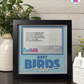 Best Birds Ever - Crafted Memoirs Photo Frame By Printhaws Creations, Matte Black Frame, In A Refined Range Of Colors, 8x8 Frame Holds (4R) Photo - For Your Pets