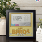 Best Birds Ever - Crafted Memoirs Photo Frame By Printhaws Creations, Matte Black Frame, In A Refined Range Of Colors, 8x8 Frame Holds (4R) Photo - For Your Pets