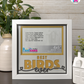 Best Birds Ever - Crafted Memoirs Photo Frame By Printhaws Creations, Matte White Frame In Topaz Yellow, Midnight Joy Theme (Dark, Radiant), 8x8 Frame Holds (4R) Photo -  For Your Pets