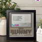 Best Bunny Ever - Crafted Memoirs Photo Frame By Printhaws Creations, Matte Black Frame In Boulder Brown, Sunbeam Bliss Theme (Light, Radiant), 8x8 Frame Holds (4R) Photo -  For Your Pets