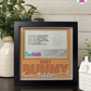 Best Bunny Ever - Crafted Memoirs Photo Frame By Printhaws Creations, Matte Black Frame In Citrine Orange, Sunbeam Bliss Theme (Light, Radiant), 8x8 Frame Holds (4R) Photo -  For Your Pets