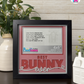 Best Bunny Ever - Crafted Memoirs Photo Frame By Printhaws Creations, Matte Black Frame In Garnet Red, Sunbeam Bliss Theme (Light, Radiant), 8x8 Frame Holds (4R) Photo -  For Your Pets