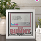 Best Bunny Ever - Crafted Memoirs Photo Frame By Printhaws Creations, Matte White Frame In Garnet Red, Sunbeam Bliss Theme (Light, Radiant), 8x8 Frame Holds (4R) Photo -  For Your Pets