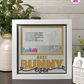 Best Bunny Ever - Crafted Memoirs Photo Frame By Printhaws Creations, Matte White Frame In Topaz Yellow, Midnight Joy Theme (Dark, Radiant), 8x8 Frame Holds (4R) Photo -  For Your Pets