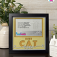 Best Cat Ever - Crafted Memoirs Photo Frame By Printhaws Creations, Matte Black Frame In Topaz Yellow, Sunbeam Bliss Theme (Light, Radiant), 8x8 Frame Holds (4R) Photo -  For Your Pets
