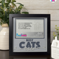 Best Cats Ever - Crafted Memoirs Photo Frame By Printhaws Creations, Matte Black Frame In Moonstone Gray, Sunbeam Bliss Theme (Light, Radiant), 8x8 Frame Holds (4R) Photo -  For Your Pets