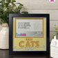 Best Cats Ever - Crafted Memoirs Photo Frame By Printhaws Creations, Matte Black Frame In Topaz Yellow, Sunbeam Bliss Theme (Light, Radiant), 8x8 Frame Holds (4R) Photo -  For Your Pets