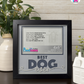 Best Dog Ever - Crafted Memoirs Photo Frame By Printhaws Creations, Matte Black Frame In Moonstone Gray, Sunbeam Bliss Theme (Light, Radiant), 8x8 Frame Holds (4R) Photo -  For Your Pets