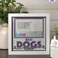 Best Dogs Ever - Crafted Memoirs Photo Frame By Printhaws Creations, Matte White Frame In Amethyst Purple, Midnight Joy Theme (Dark, Radiant), 8x8 Frame Holds (4R) Photo -  For Your Pets