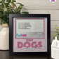 Best Dogs Ever - Crafted Memoirs Photo Frame By Printhaws Creations, Matte Black Frame In Quartz Pink, Sunbeam Bliss Theme (Light, Radiant), 8x8 Frame Holds (4R) Photo -  For Your Pets